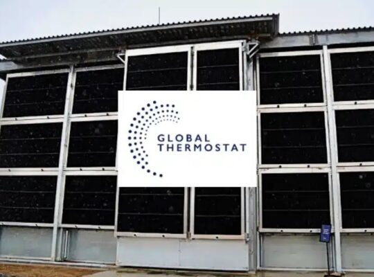 Global Thermostat lança uma das maiores unidades para remoção de CO2 da atmosfera.